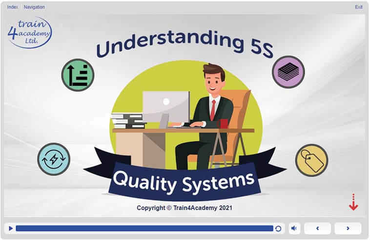 Understand 5s Quality Systems Training - Welcome Screen