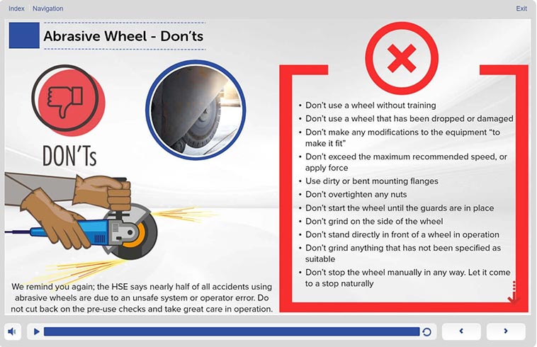 Abrasive Wheels Course Slide 3