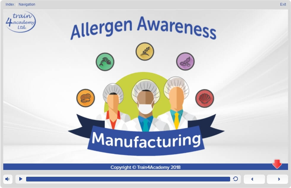 Screen 1.1 - Allergen Awareness in Manufacturing