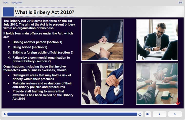Anti-Bribery Training - Define Bribery