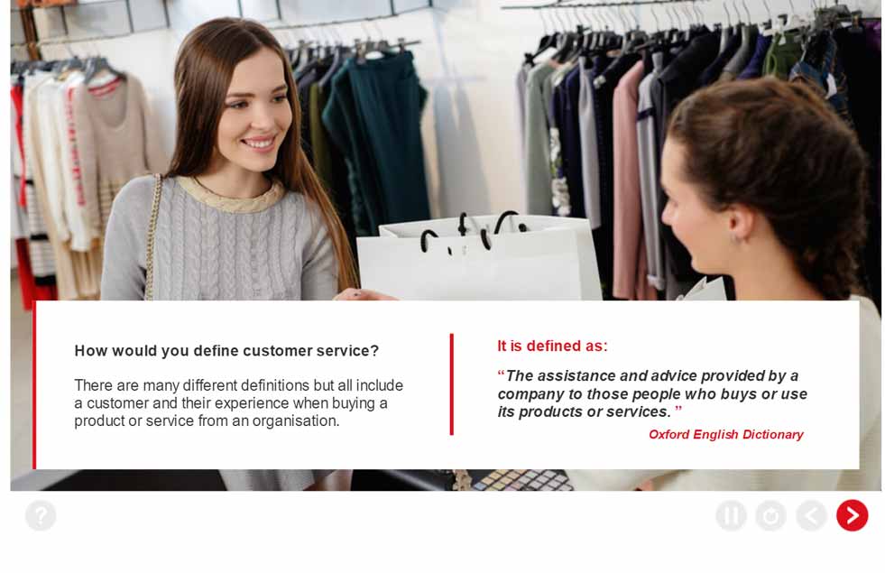 Customer Service Traininig - Define Customer Service