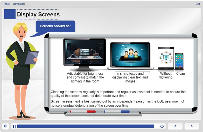 Display Screens - DSE Training