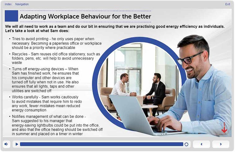 Adapting Workpace Behaviour - Energy Efficiency in the Workplace Training Course