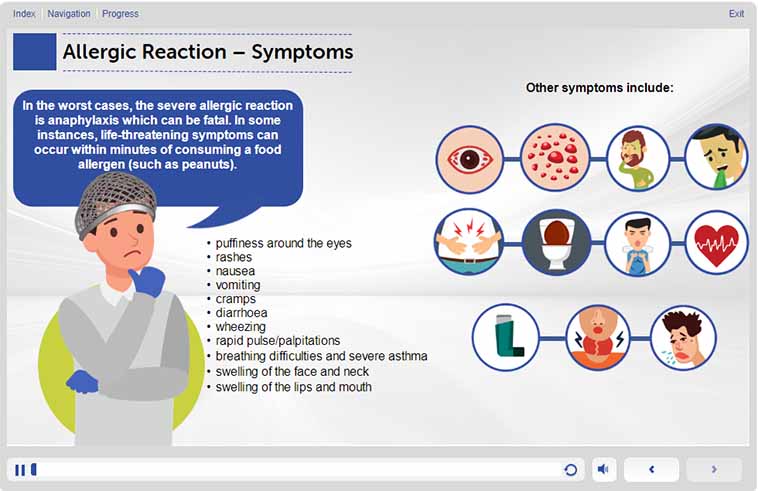 Level 3 Food Safety & Hygiene Training - Allergic Reactions