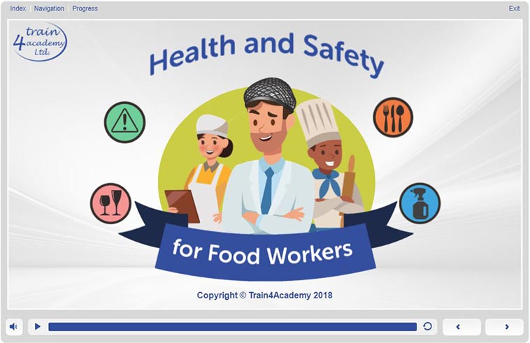 Health and Safety for Food Workers Course Slide 1