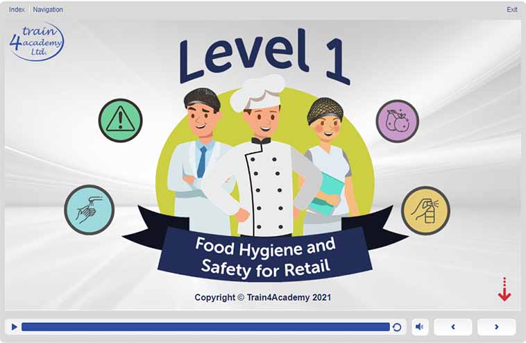 Welcome Screen - Level 1 Food Safety in Retail