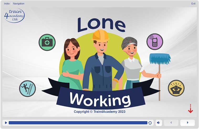Lone Worker Training - Welcome Screen