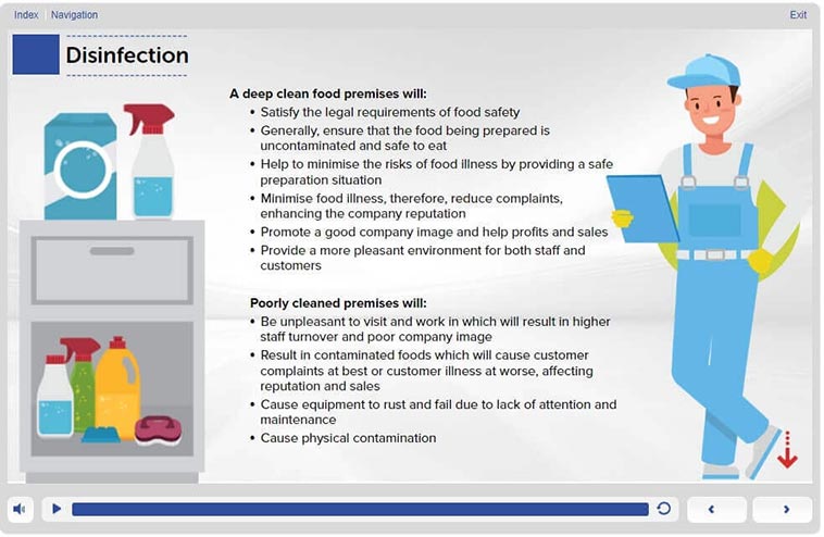 Managing Disinfection and Hygiene - Module 1-Screen 1.11
