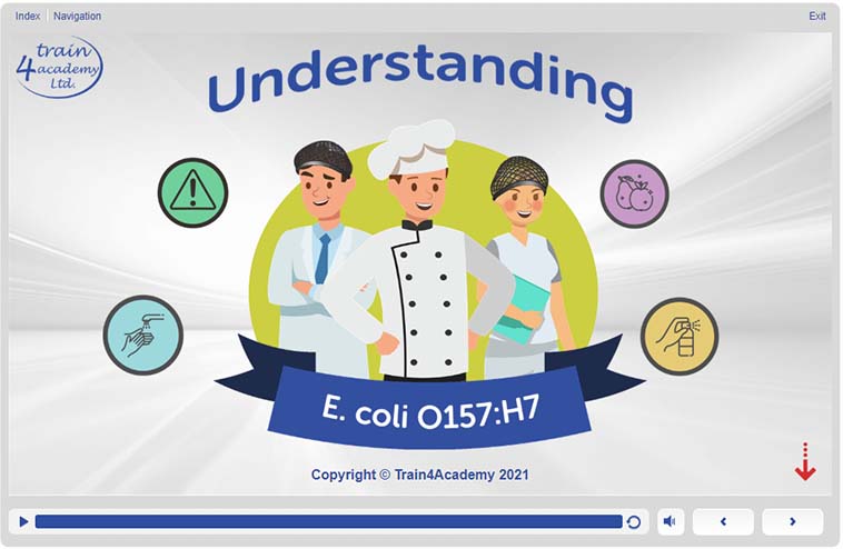 Understanding E. coli 0157:H7 Training - Welcome Screen