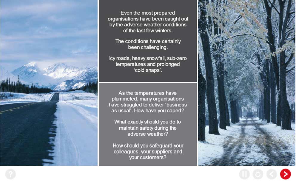Winter Weather Awareness Training - How to prepare for wintery conditions